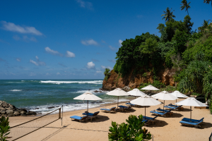 Beach games at Cape Weligama